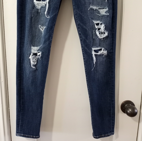 American Eagle Ripped Jeggings Women's Size 6 Short - Picture 4 of 13